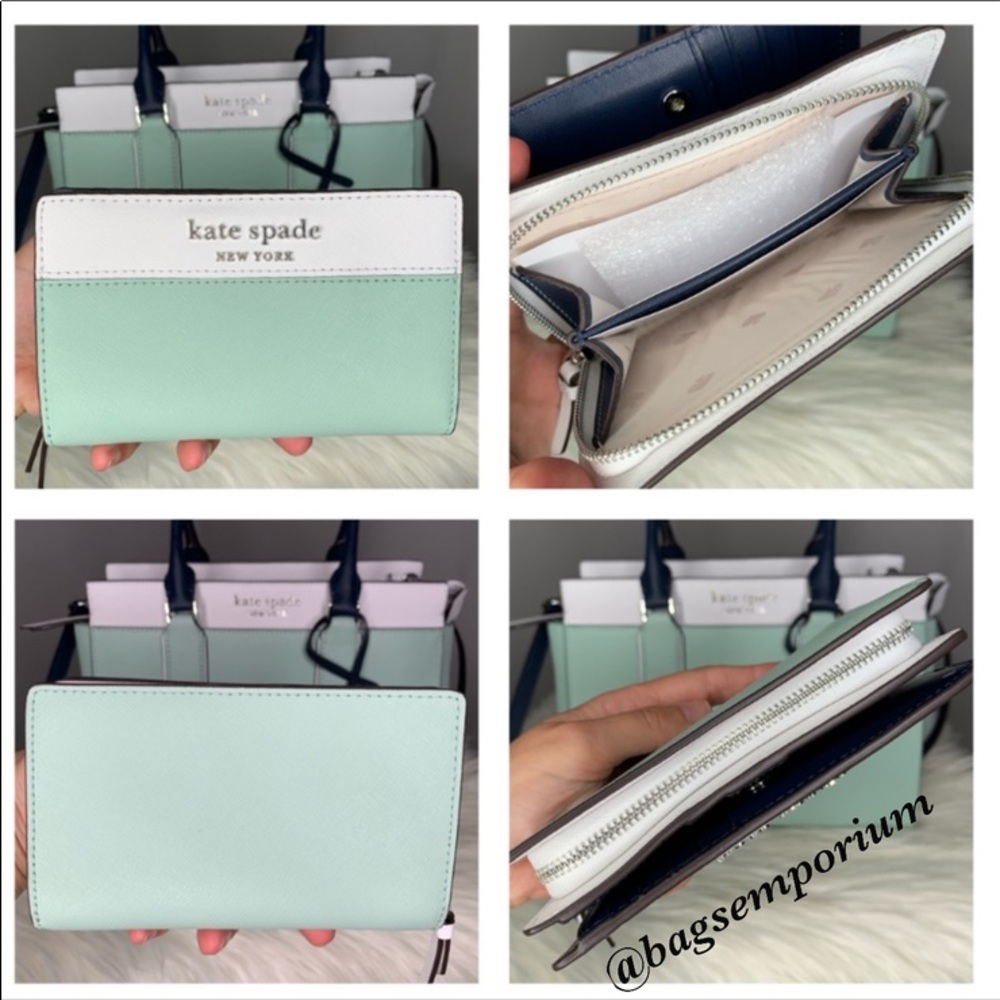 Kate Spade Leather Satchel Crossbody / Wallet Set - Picture 14 of 14